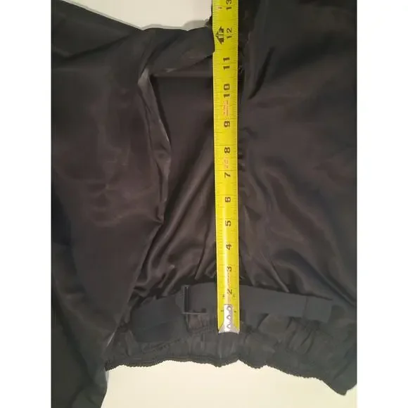 NWT Adidas Originals Women's Satin Cargo Pants HF2098 Black Wide Leg Baggy S - Picture 11 of 12